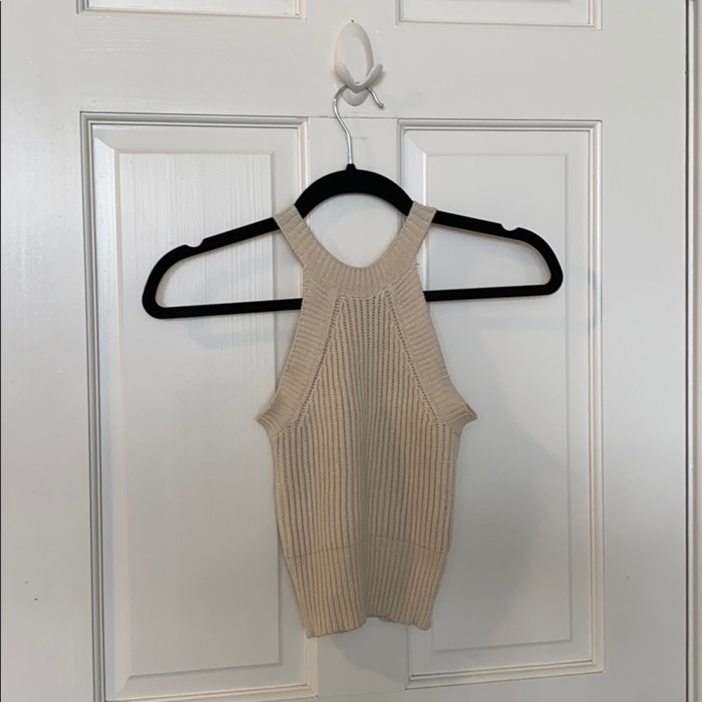 Knit crop top
